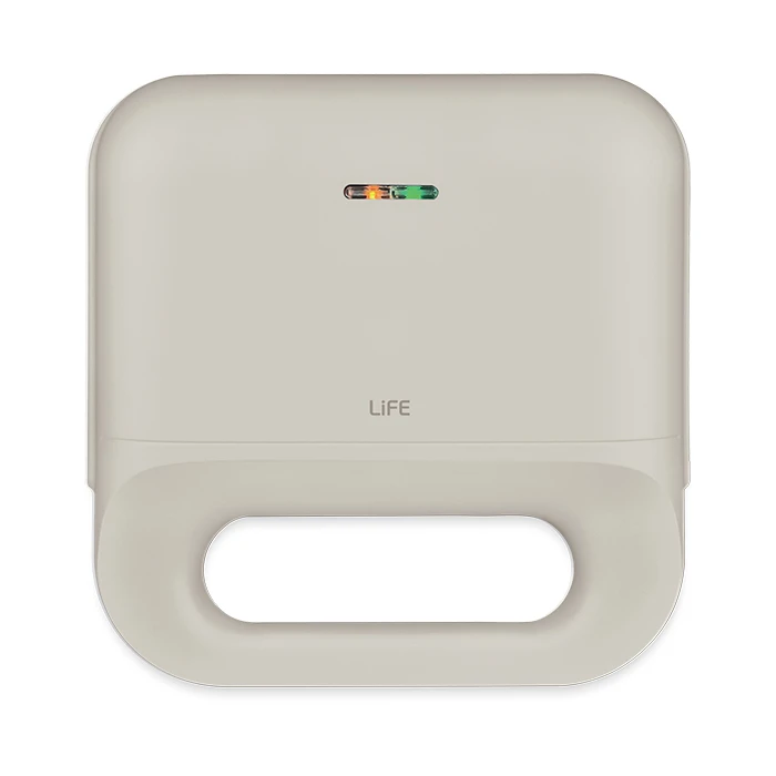 LiFE BODEGA Warm Grey Series Sandwich Grill / Panini Press - Removable Plates, 750W