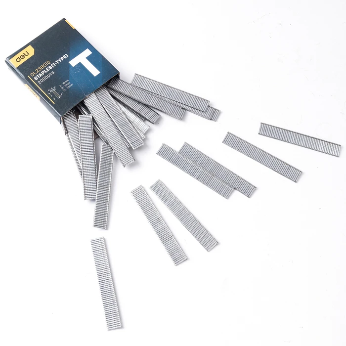 Δίχαλα Deli T-type staples EDL238010, 2000 pieces
