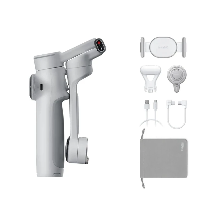 Gimbal Κινητού Insta360 Flow 2 Pro Creator Bundle (Gray) A.I. Powered