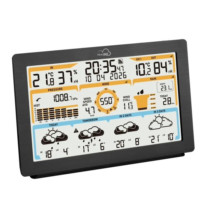 TFA 35.8106.01 Wireless Digital Tabletop Weather Station