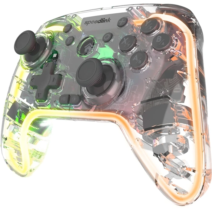 SpeedLink Rait NX RGB Wireless & Wired Gamepad for PC / PS3 (Transparent)