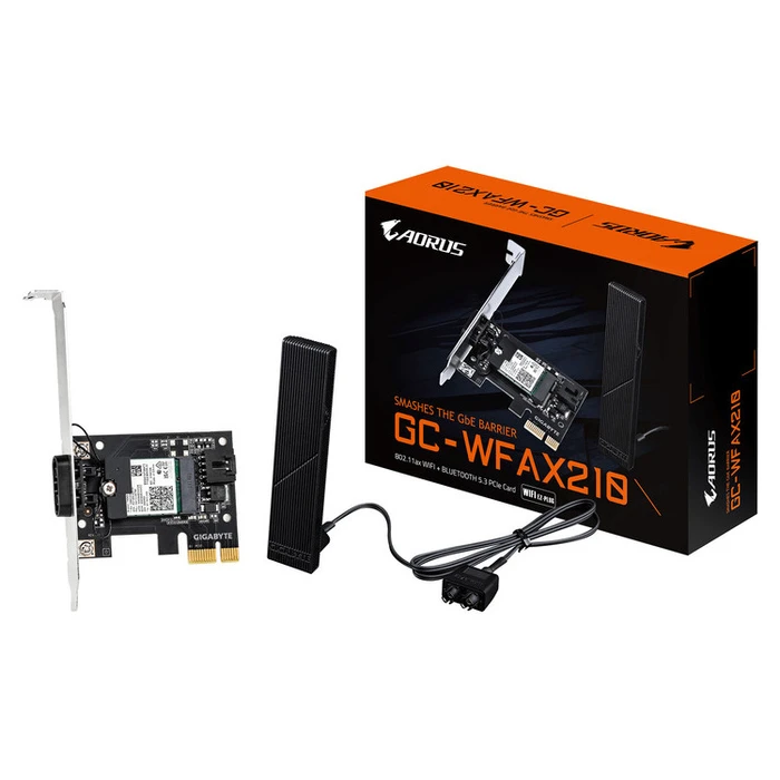 Gigabyte Ασύρματη Κάρτα Δικτύου Wi‑Fi 6E (2400Mbps) PCI‑e GC‑WFAX210