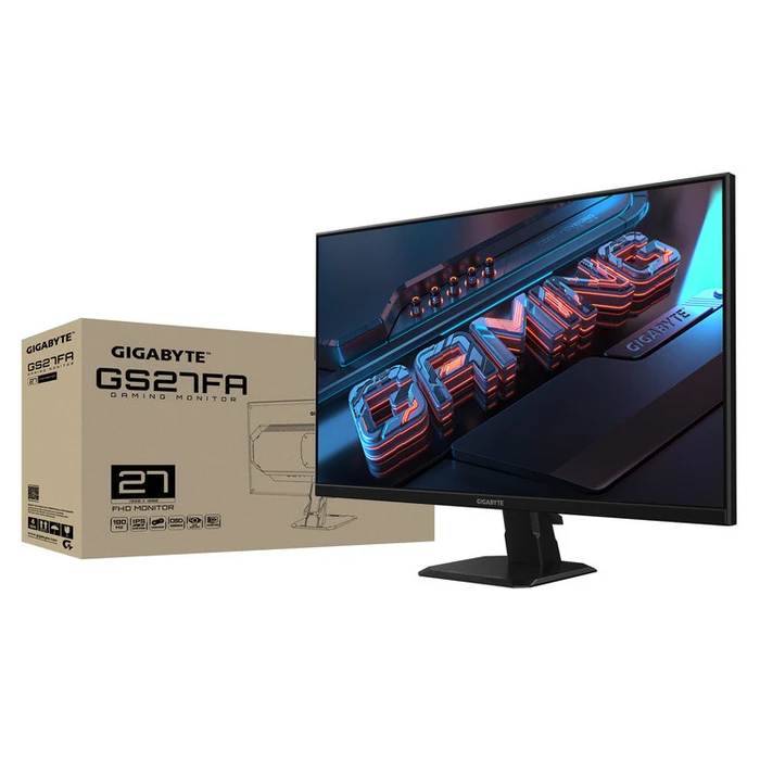 Monitor 27" Gigabyte GS27FA FHD 1ms 180Hz IPS, HDMI, DP, AMD Radeon FreeSync, HDR Ready