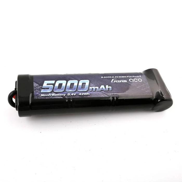 Gens Ace Flat Μπαταρία Ni-MH 8.4V 5000mAh T-Plug (2τμχ) B-5000-8.4V-NIMH-FLA