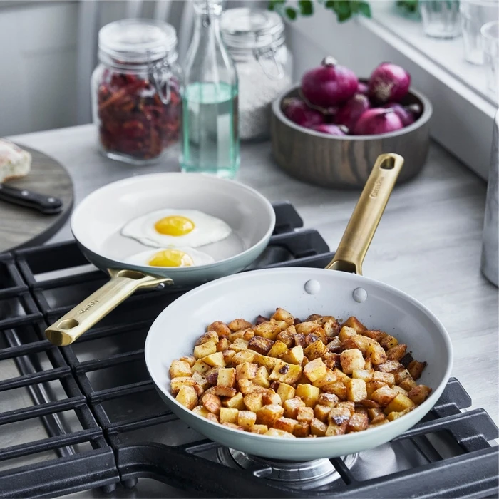 Green Pan 2-piece Ceramic Coated Frying Pan Set