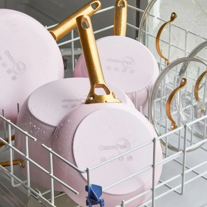 GreenPan Padova Reserve 6 pcs Pot & Pan Set Pink