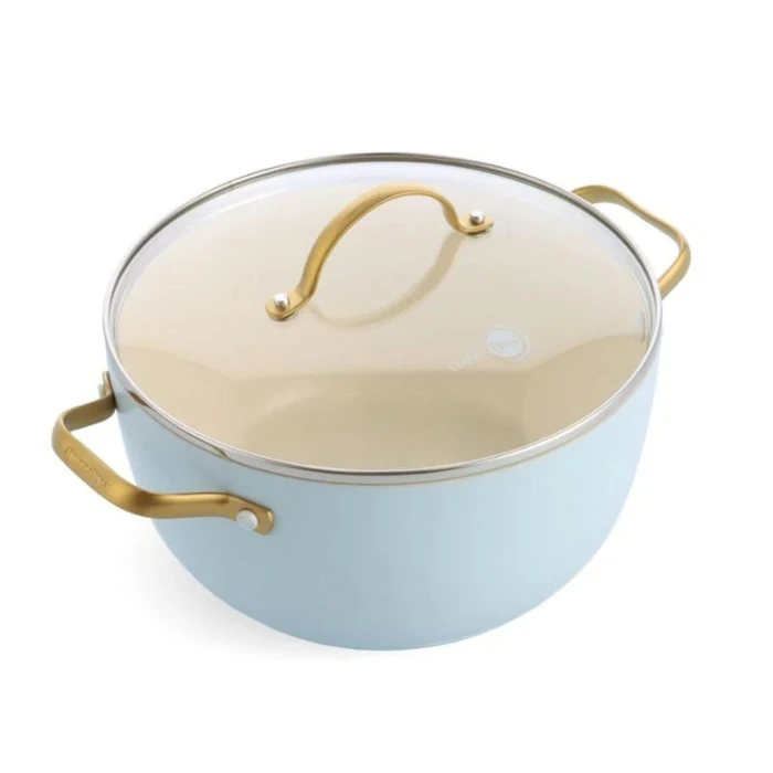 Green Pan Padova Reserve Σετ Μαγειρικά Σκεύη Light Blue με Αντικολλητική Επίστρωση 6τμχ