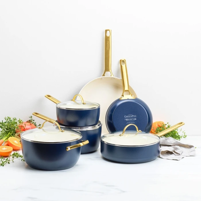 GreenPan Padova Reserve 6-piece Pots & Pans Set - Blue