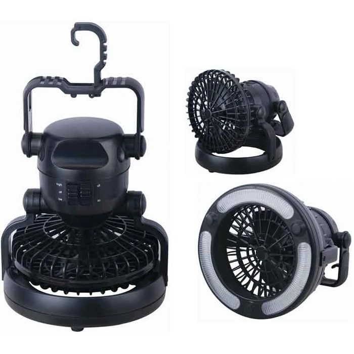 Battery-powered Fan-Lantern 16 LED