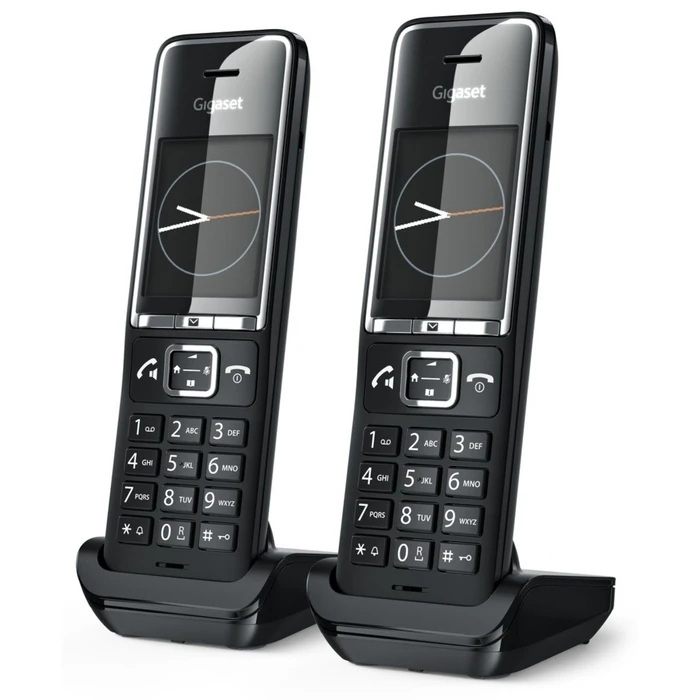 Gigaset Comfort 550HX Cordless Phone Duo with Greek Menu Black