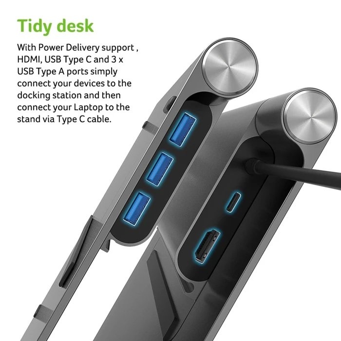 Acer USB-C Docking Station with HDMI Grey (HP.DSCAB.012)