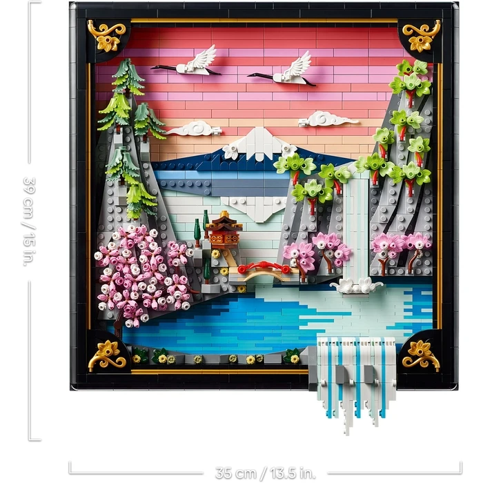 LEGO Art Japanese Cherry Blossom Landscape - 1892 pcs, Age 18+, Set 31218
