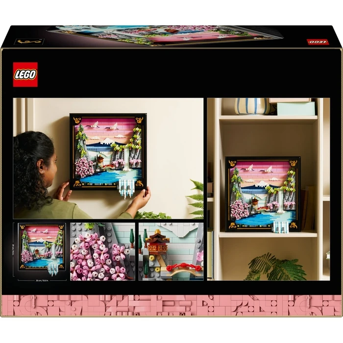LEGO Art Japanese Cherry Blossom Landscape - 1892 pcs, Age 18+, Set 31218