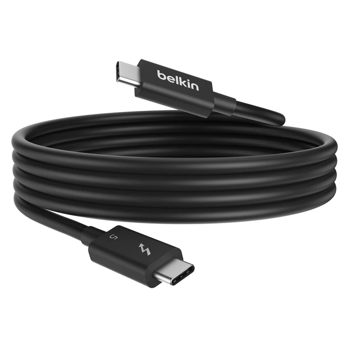 Belkin Thunderbolt 5 USB-C Cable 1m 80Gbps 240W (INZ005HQ1MBK)