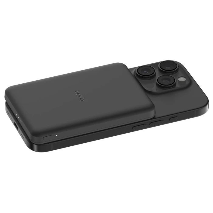 Belkin BoostCharge Slim Magnetic Power Bank 5000mAh 5W with USB-C Port - Black