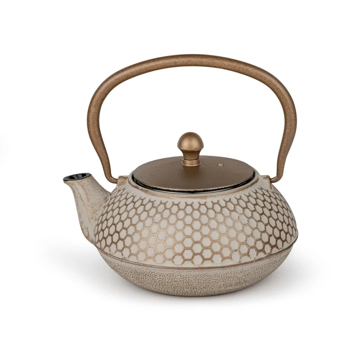 Bredemeijer Cast Iron Teapot with Filter Beige 153203