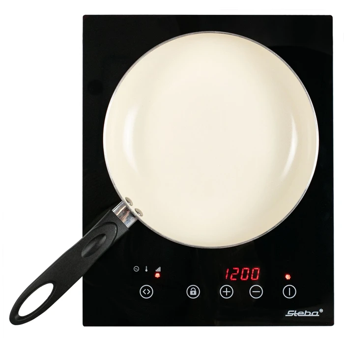 Steba IK 60 E Ceramic Hotplate / Single Electric Hotplate (Black)
