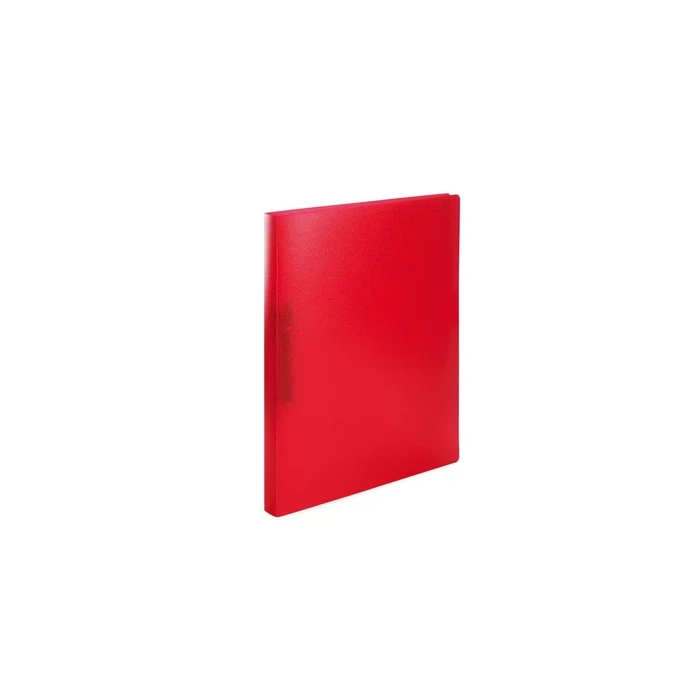 HERMA Ringbuch A4 uni red (A4 ring binder, translucent red)