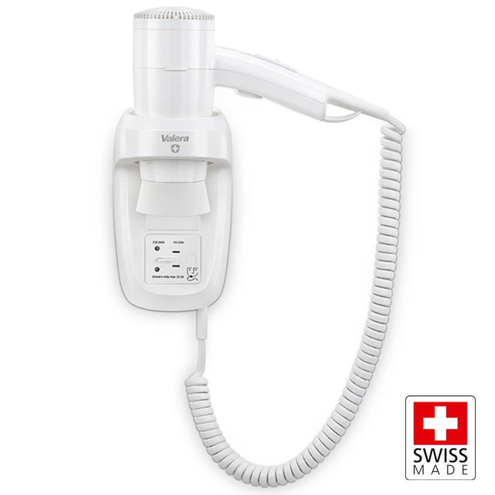 Πιστολάκι Μαλλιών Valera με Ισχύ 1.6kW Shaver Wall Mounted Holder
