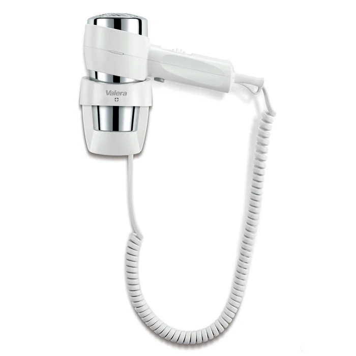 Πιστολάκι Μαλλιών Valera ξενοδοχειακού τύπου με επιτοίχια βάση, 1200W λευκό