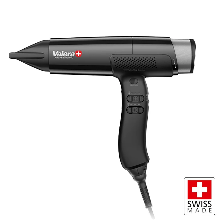 Επαγγελματικό Πιστολάκι Μαλλιών Μαλλιών Με Υψηλής Ταχύτητας Brushless 100k-Pax Μοτέρ 2000w Και Superflex Καλώδιο 3 Μέτρων, Με Σύστημα Rotocord Για Περιστροφή 360°, Σε Μαύρο Χρώμα