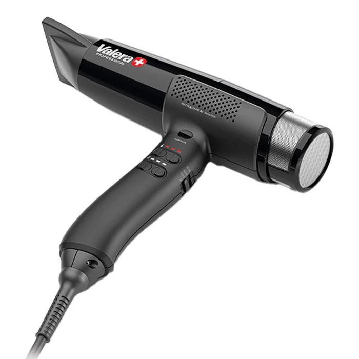 Επαγγελματικό Πιστολάκι Μαλλιών Μαλλιών Με Υψηλής Ταχύτητας Brushless 100k-Pax Μοτέρ 2000w Και Superflex Καλώδιο 3 Μέτρων, Με Σύστημα Rotocord Για Περιστροφή 360°, Σε Μαύρο Χρώμα