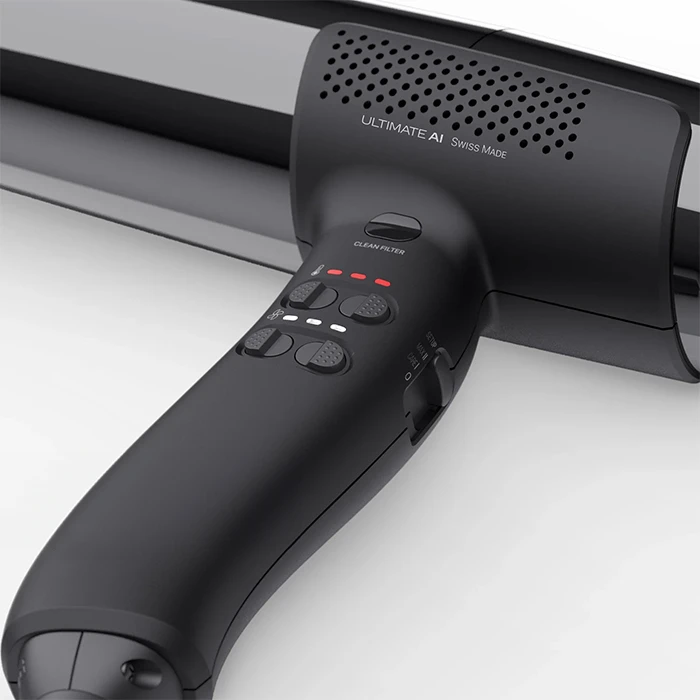 Επαγγελματικό Πιστολάκι Μαλλιών Μαλλιών Με Υψηλής Ταχύτητας Brushless 100k-Pax Μοτέρ 2000w Και Superflex Καλώδιο 3 Μέτρων, Με Σύστημα Rotocord Για Περιστροφή 360°, Σε Μαύρο Χρώμα