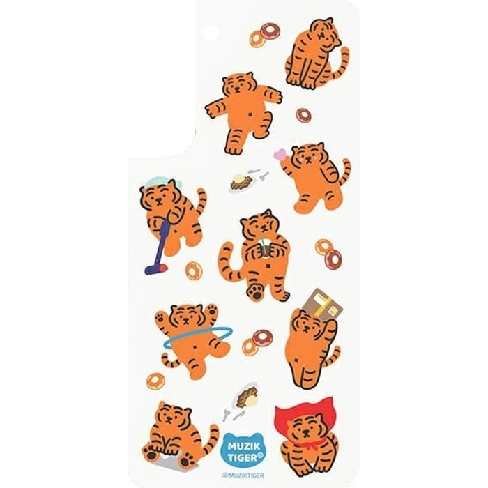Samsung Galaxy S22 GP-TOU021HONOW to Frame Cover Case Muzik Tiger white