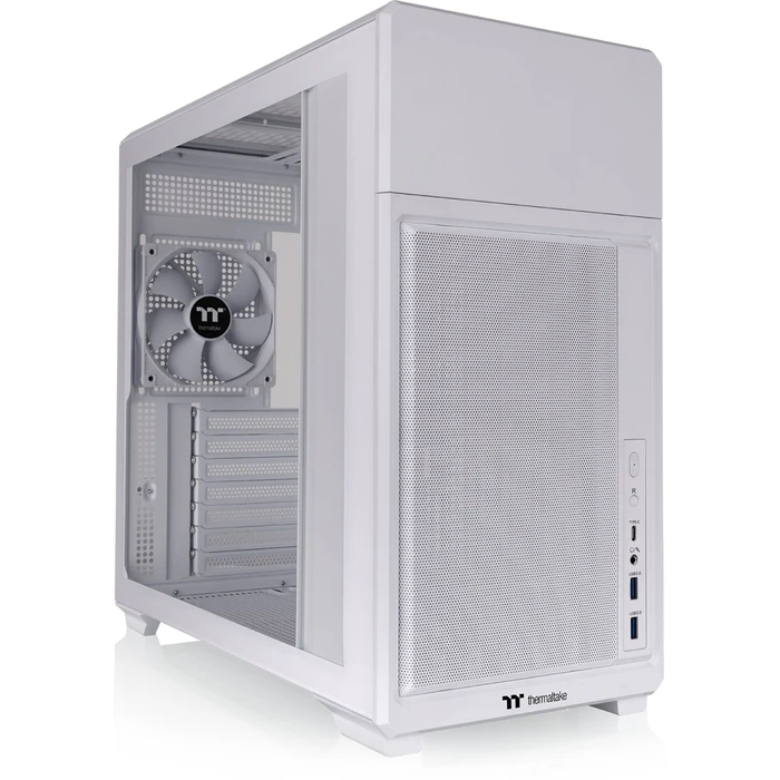 Thermaltake TR300 TG Snow White Midi Tower Κουτί Υπολογιστή