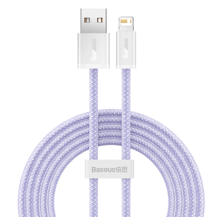 Καλώδιο USB to Lightning Baseus Dynamic 2.4A 2m (Purple)