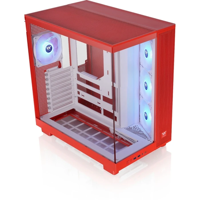 Thermaltake View 380 XL TG ARGB Flaming Orange - Gaming Midi Tower με Tempered Glass & ARGB