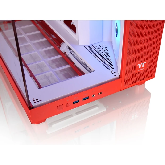 Thermaltake View 380 XL TG ARGB Flaming Orange - Gaming Midi Tower με Tempered Glass & ARGB