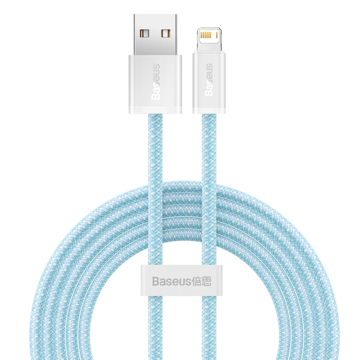 Καλώδιο Lightning Baseus Dynamic USB to Lightning, 2.4A, 2m (blue)