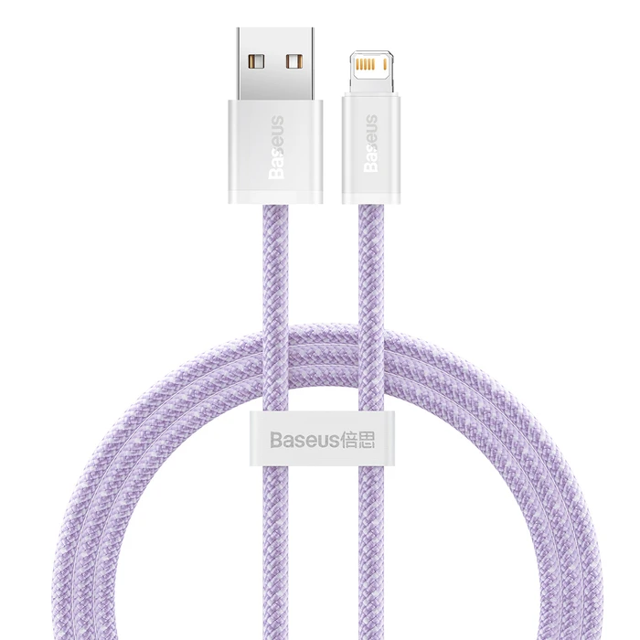 Καλώδιο USB to Lightning Baseus Dynamic 2.4A 1m (purple)
