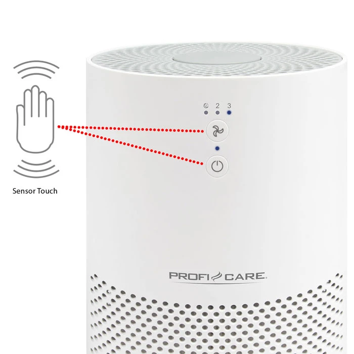 Ιονιστής-Καθαριστής Αέρα ProfiCare για χώρους έως 20m2, 25W PC-LR 3075