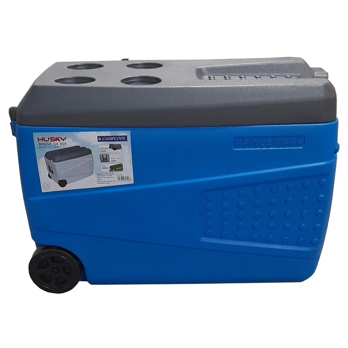 CAMPCOOL Portable Cooler 80 L with Wheels & Transport Handle