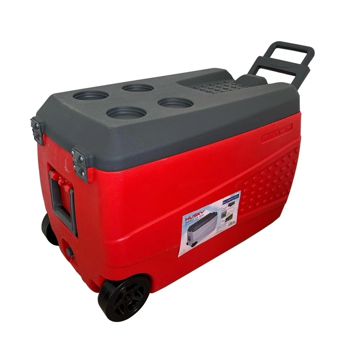CAMPCOOL Portable Cooler 80 L with Wheels & Transport Handle