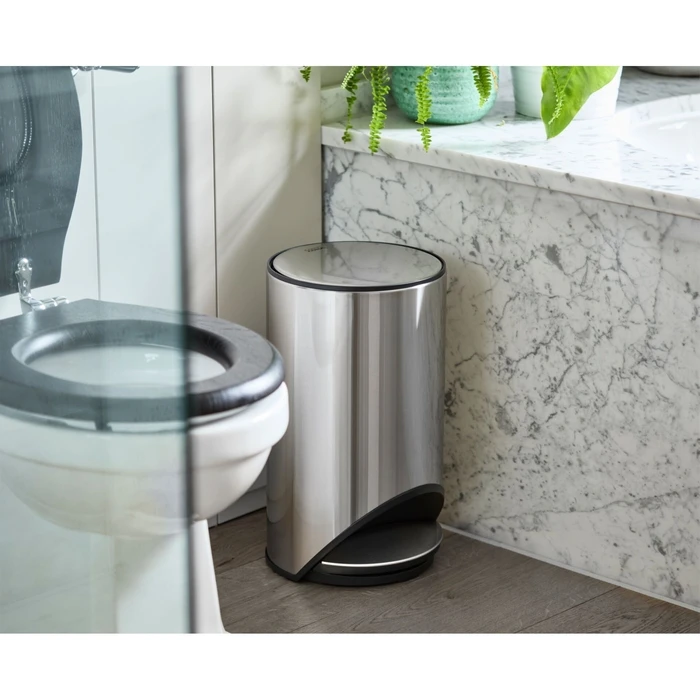 Joseph Joseph Stainless Steel Waste Bin Grey 10L (Model 30152)