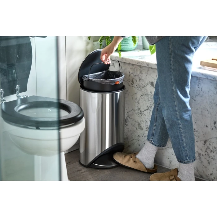Joseph Joseph Stainless Steel Waste Bin Grey 10L (Model 30152)