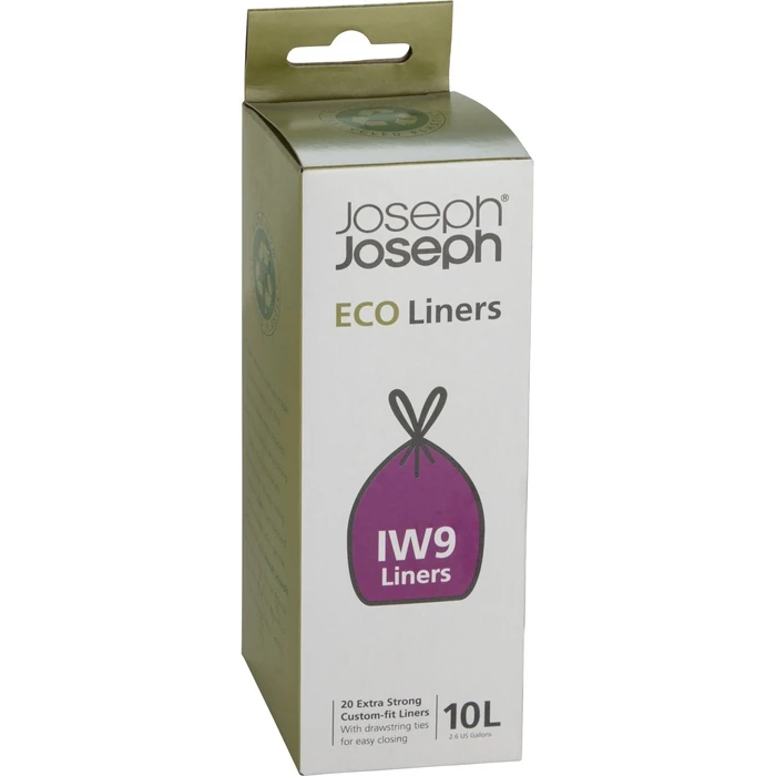 Joseph Joseph 10L Grey Bin Liners