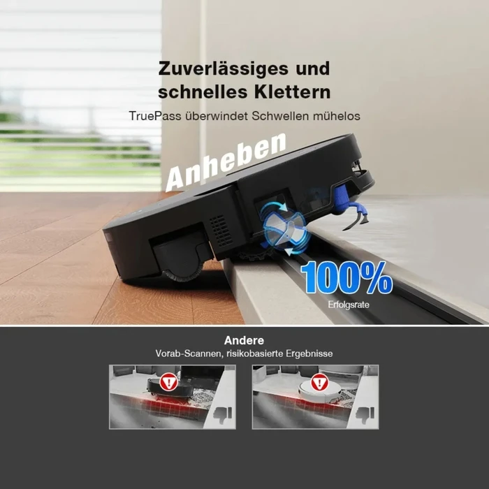 Ecovacs Deebot T90 Pro Omni Σκούπα Ρομπότ με Αυτόματο Σταθμό Καθαρισμού (Omni), Laser/LiDAR Χαρτογράφηση, 30000Pa