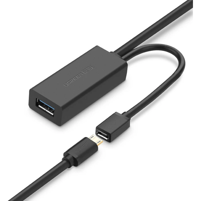 UGREEN US175 active extension cable USB 3.2 Gen 1 (USB 3.0, USB 3.1 Gen 1) 10m black