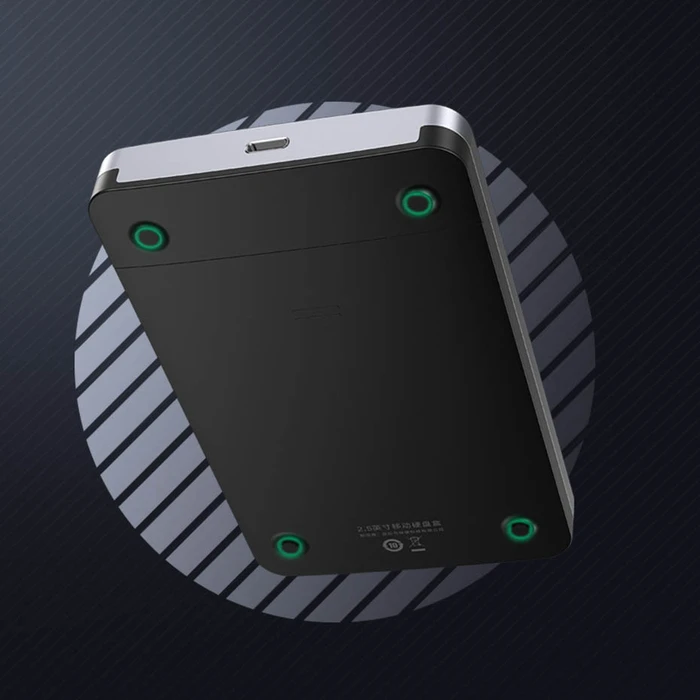 UGREEN CM300 pocket enclosure for 2.5 \'\' SATA 3.0 6Gbps hard disk gray + cable USB - USB Type C 0.5m