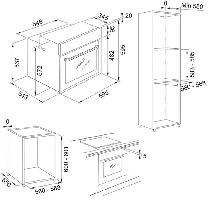 Φούρνος Franke Mythos FMY 98 P XS Πυρόλυση Εντοιχιζόμενος