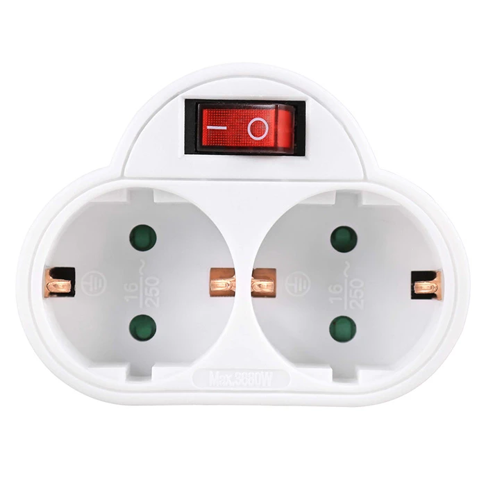 Ταφ Sonora PAW201 2 Θέσεων με Διακόπτη White