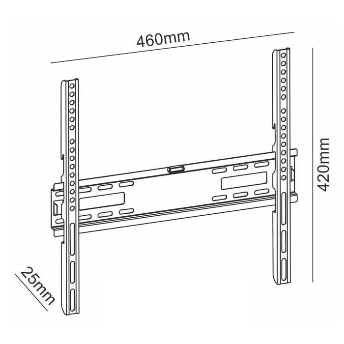 Βάση Τηλεόρασης Τοίχου Sonora WonderWall 400 Fixed 32"-55" (25Kg)