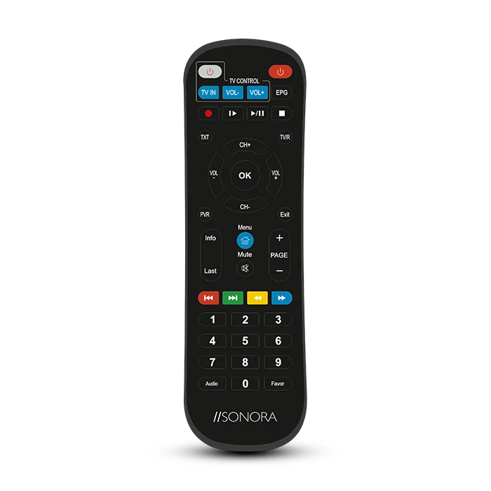 Ψηφιακός Δέκτης Mpeg-4 Sonora DVB-T2 H265 Digital Set-Top Box + 2IN1 REMOTE CONTROL