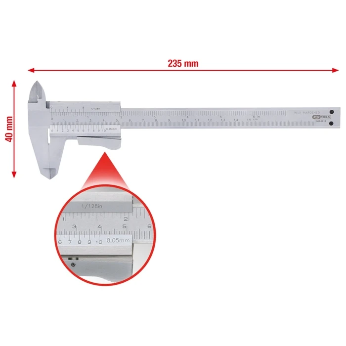 KS Tools Caliper (Vernier), Accuracy 0.05 mm