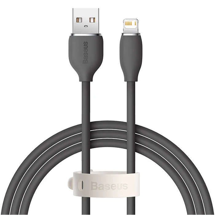 Καλώδιο USB to Lightning Baseus Jelly 2 4A 1 2m (black)