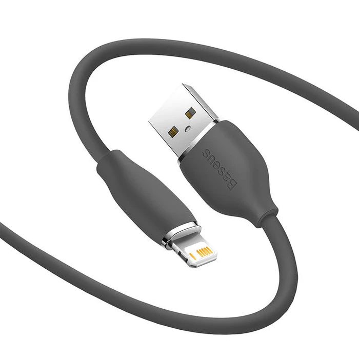 Καλώδιο USB to Lightning Baseus Jelly 2 4A 1 2m (black)